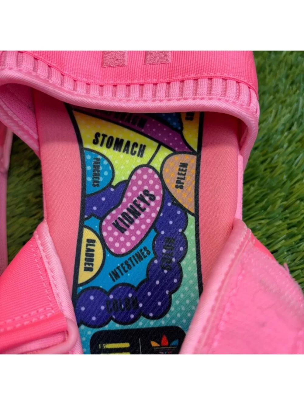 Adidas x Pharrell Williams Adilette 2.0 Mens Size 10 Pink Beach Outdoor Sandals